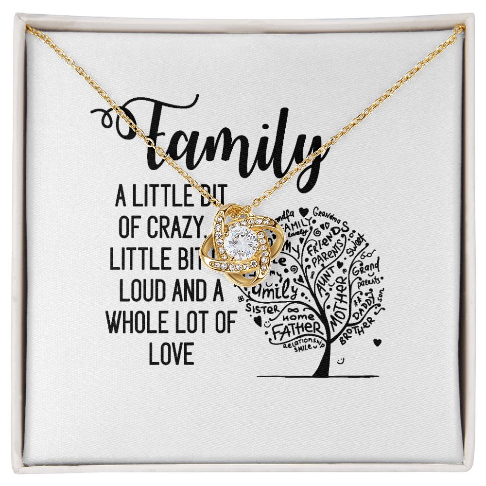 Family Infinity Knot Necklace-Express Your Love Gifts