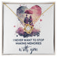 Never Stop Making Memories Infinity Knot Necklace-Express Your Love Gifts