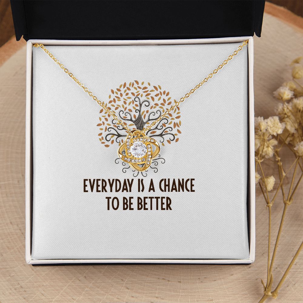 Everyday is a Chance Infinity Knot Necklace-Express Your Love Gifts