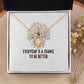 Everyday is a Chance Infinity Knot Necklace-Express Your Love Gifts