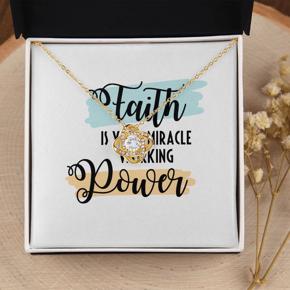 Faith Infinity Knot Necklace-Express Your Love Gifts