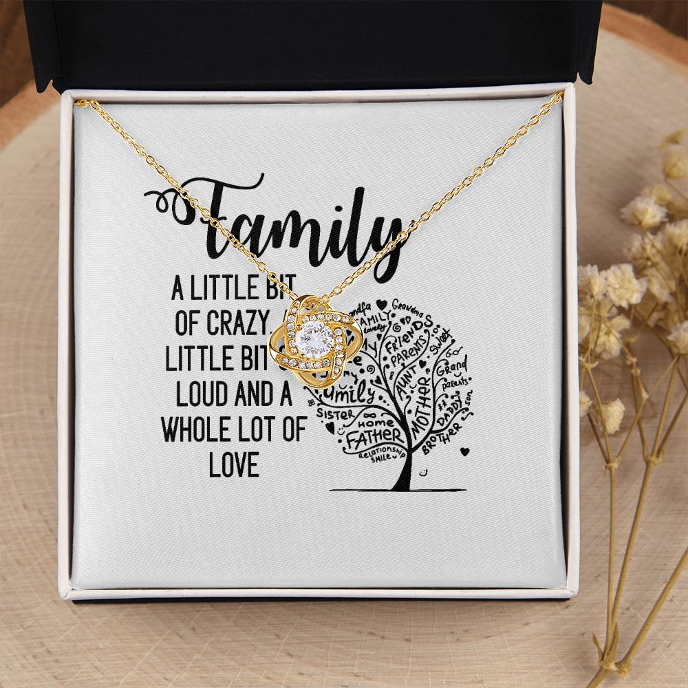 Family Infinity Knot Necklace-Express Your Love Gifts