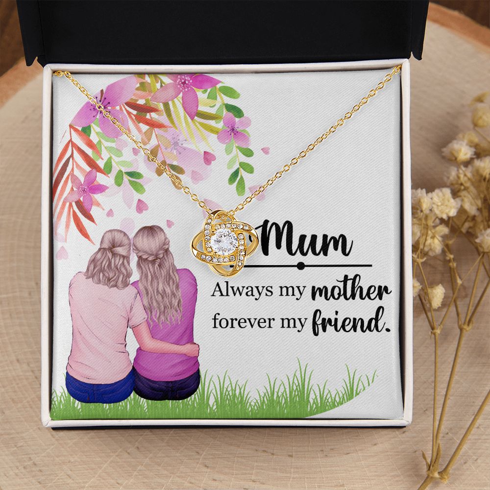 Mum Always my Mother Infinity Knot Necklace-Express Your Love Gifts