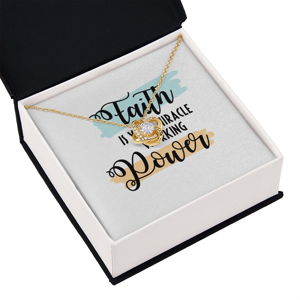 Faith Infinity Knot Necklace-Express Your Love Gifts
