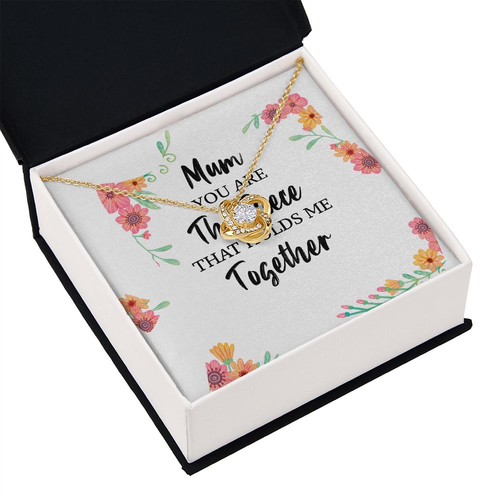 Mum You Are The Piece Infinity Knot Necklace-Express Your Love Gifts