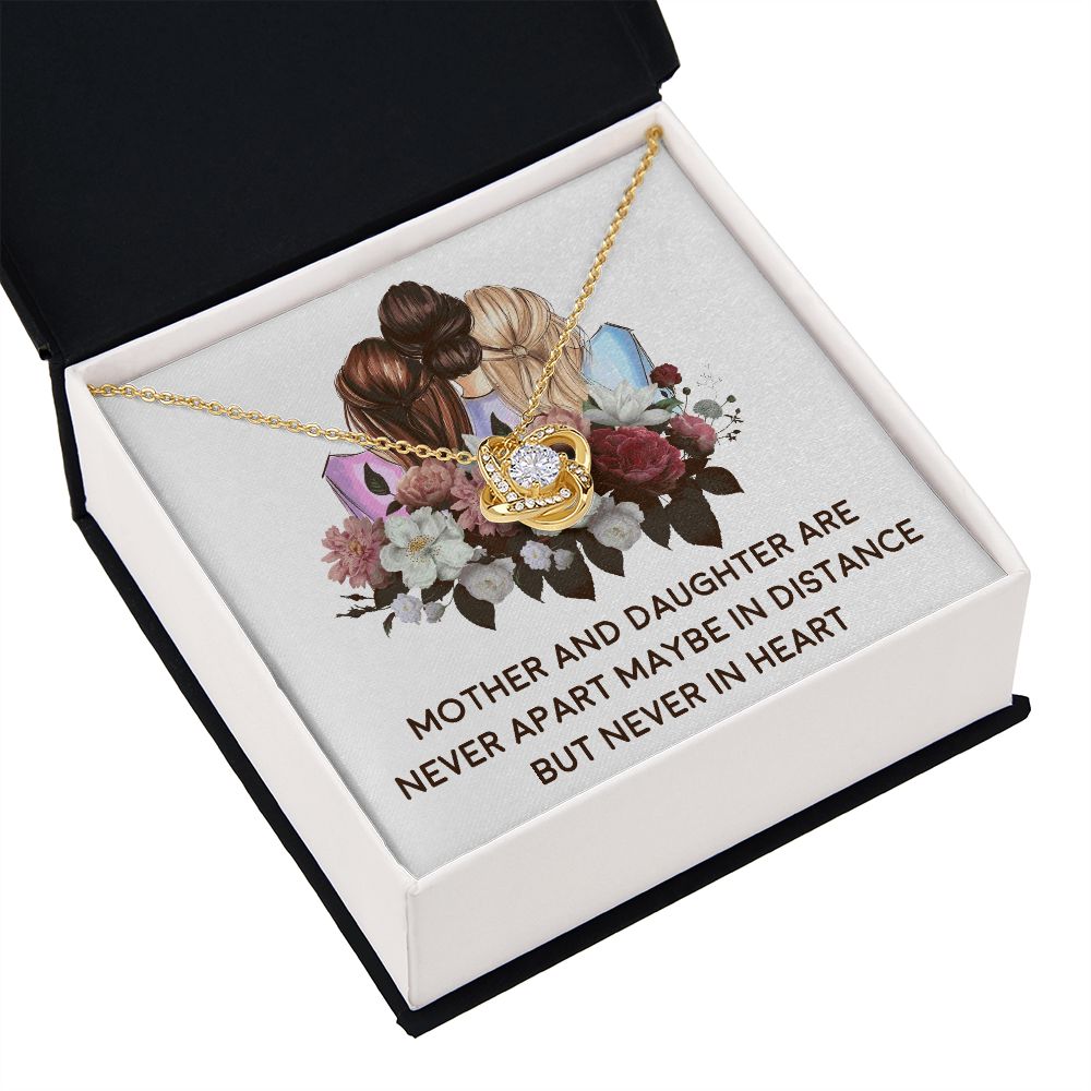 Mother and Daughter Never Apart Infinity Knot Necklace-Express Your Love Gifts
