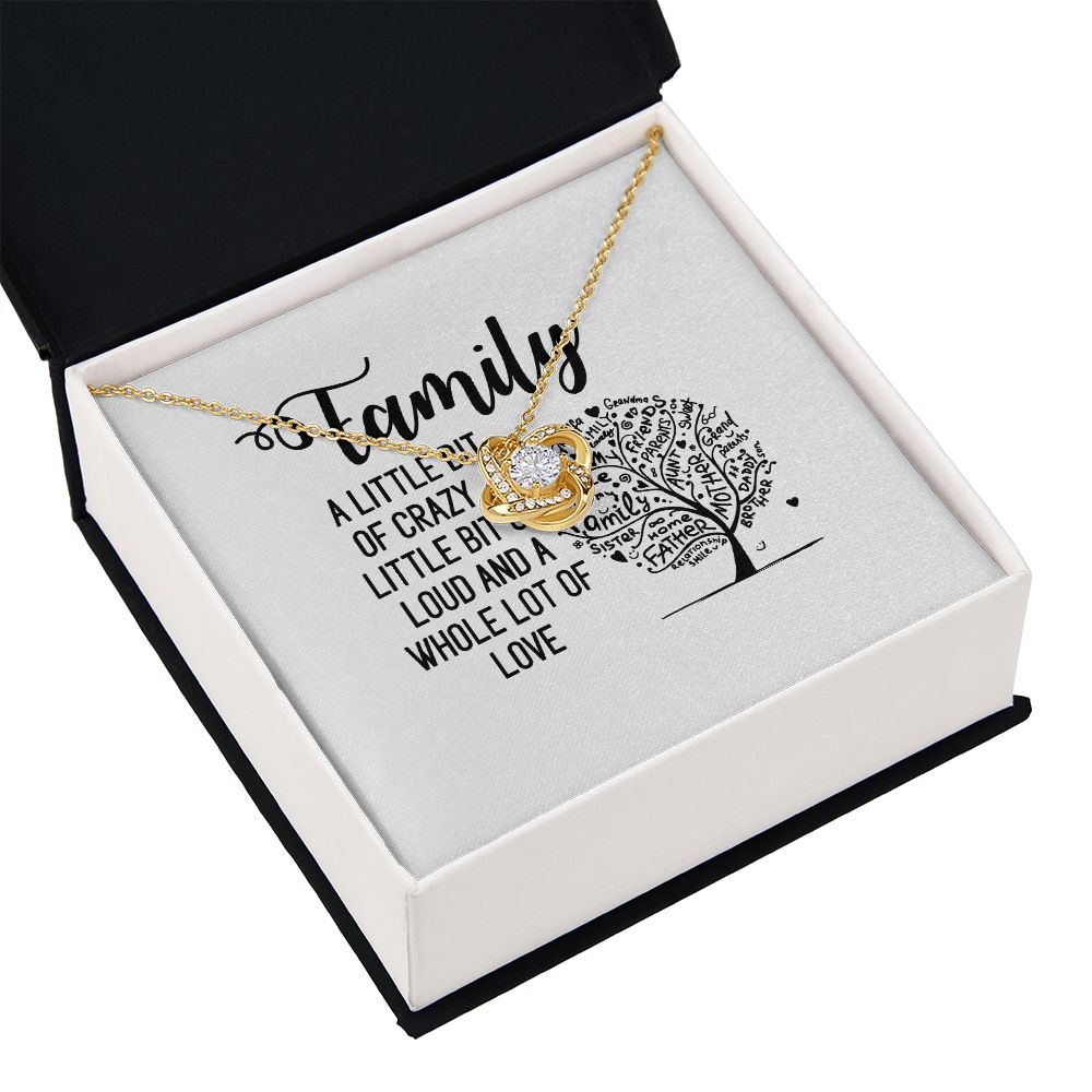 Family Infinity Knot Necklace-Express Your Love Gifts