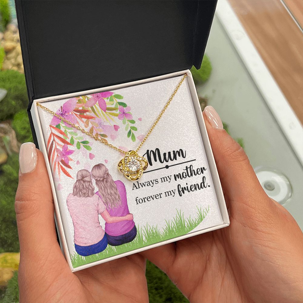 Mum Always my Mother Infinity Knot Necklace-Express Your Love Gifts