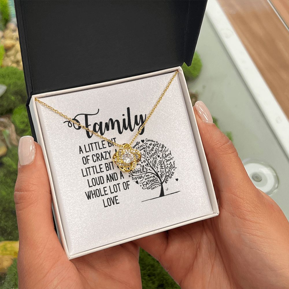 Family Infinity Knot Necklace-Express Your Love Gifts