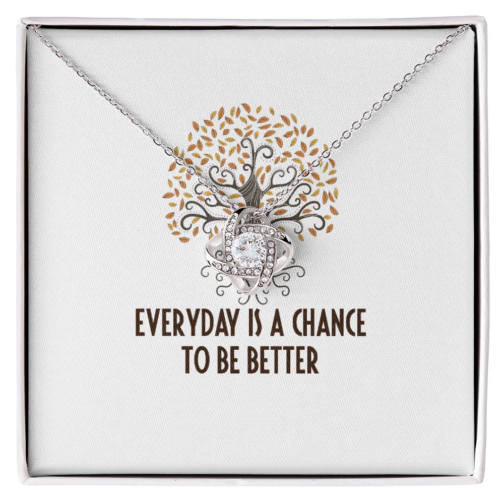 Everyday is a Chance Infinity Knot Necklace-Express Your Love Gifts