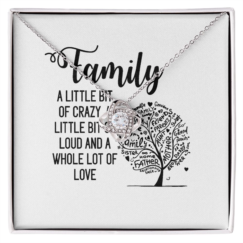 Family Infinity Knot Necklace-Express Your Love Gifts