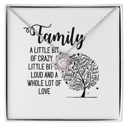 Family Infinity Knot Necklace-Express Your Love Gifts