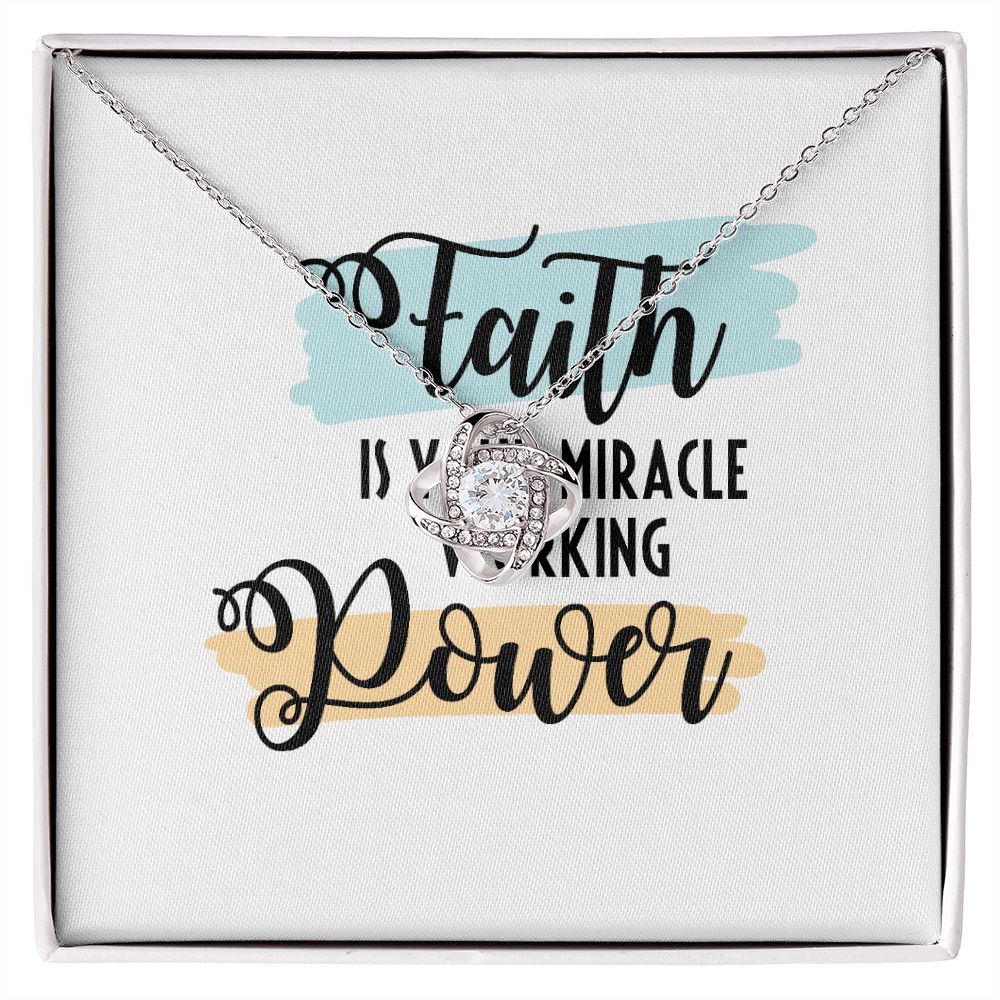 Faith Infinity Knot Necklace-Express Your Love Gifts