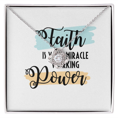 Faith Infinity Knot Necklace-Express Your Love Gifts