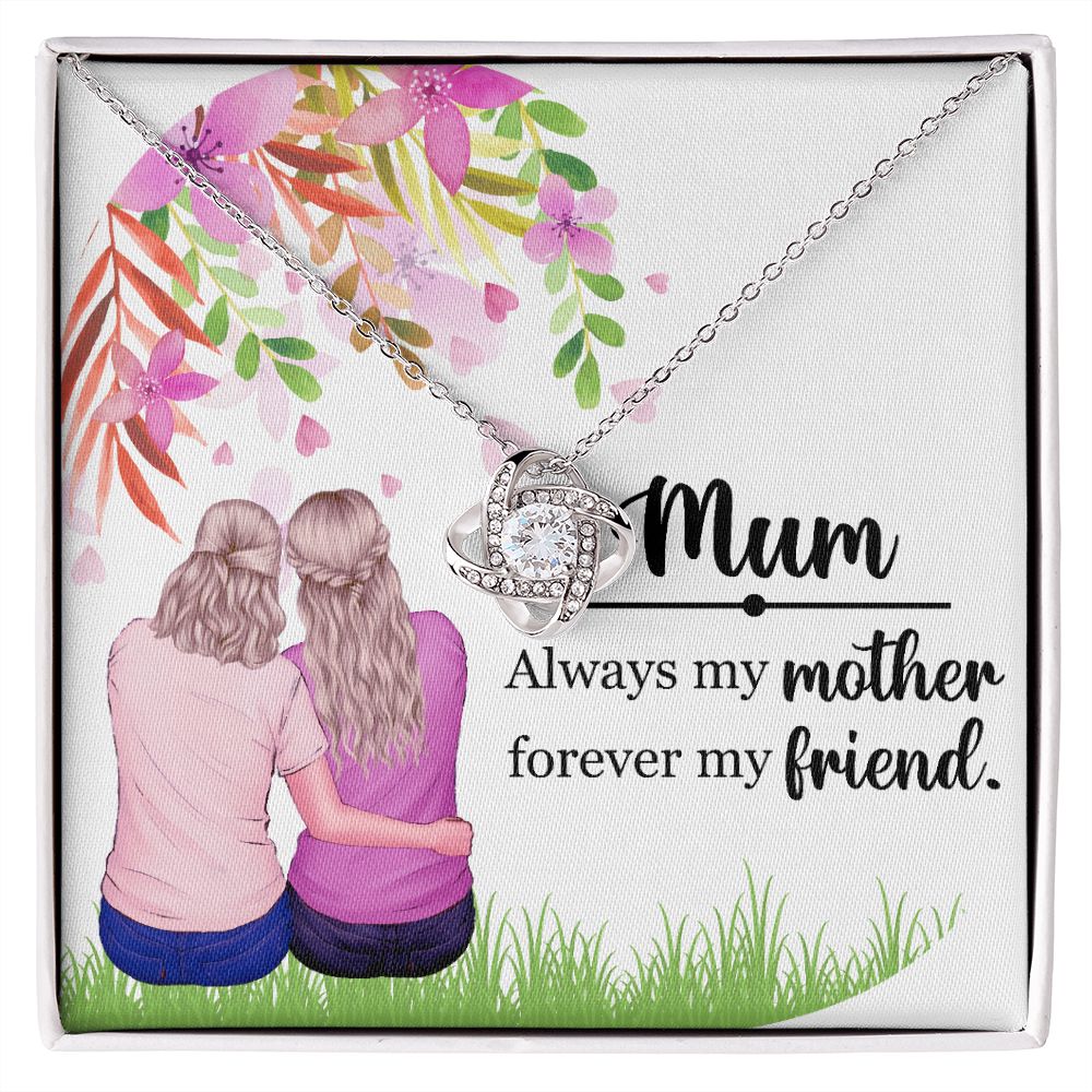Mum Always my Mother Infinity Knot Necklace-Express Your Love Gifts
