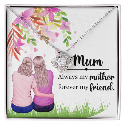 Mum Always my Mother Infinity Knot Necklace-Express Your Love Gifts