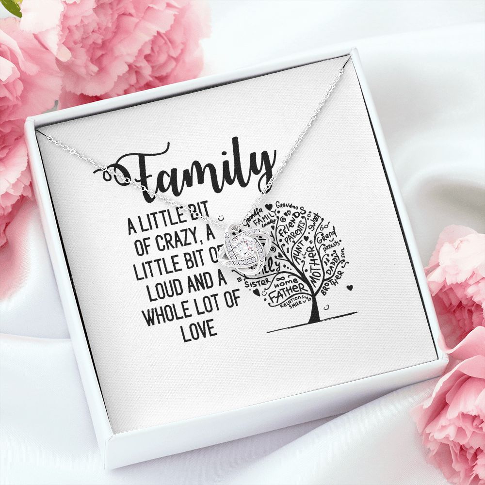 Family Infinity Knot Necklace-Express Your Love Gifts