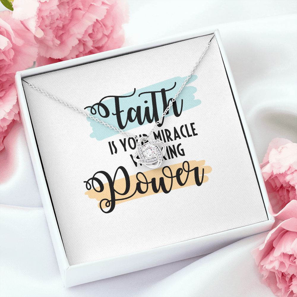 Faith Infinity Knot Necklace-Express Your Love Gifts