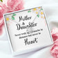 Mother and Daughter Never Truly Apart Infinity Knot Necklace-Express Your Love Gifts