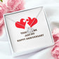 Together We Just Fit Infinity Knot Necklace-Express Your Love Gifts