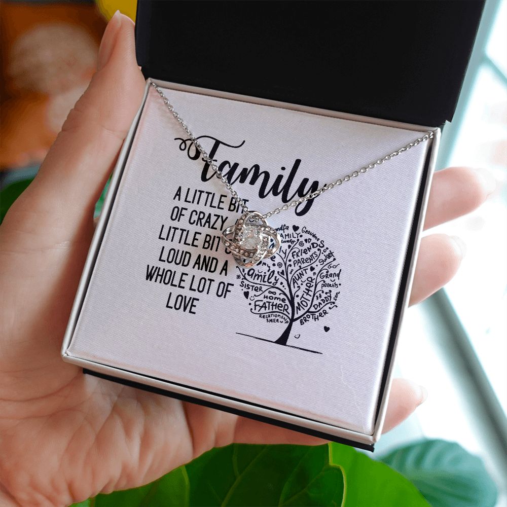 Family Infinity Knot Necklace-Express Your Love Gifts
