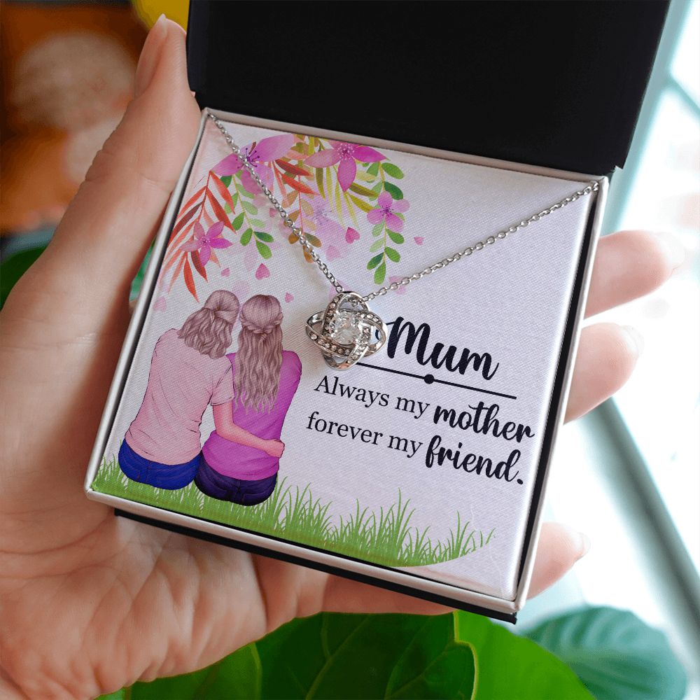Mum Always my Mother Infinity Knot Necklace-Express Your Love Gifts