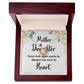 Mother and Daughter Never Truly Apart Infinity Knot Necklace-Express Your Love Gifts