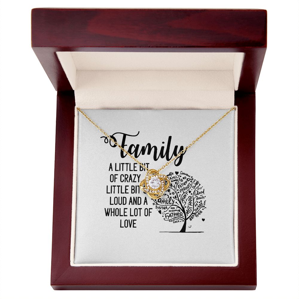 Family Infinity Knot Necklace-Express Your Love Gifts