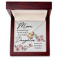 Mom No One Has Tell Me Infinity Knot Necklace-Express Your Love Gifts