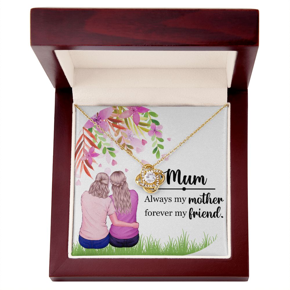 Mum Always my Mother Infinity Knot Necklace-Express Your Love Gifts