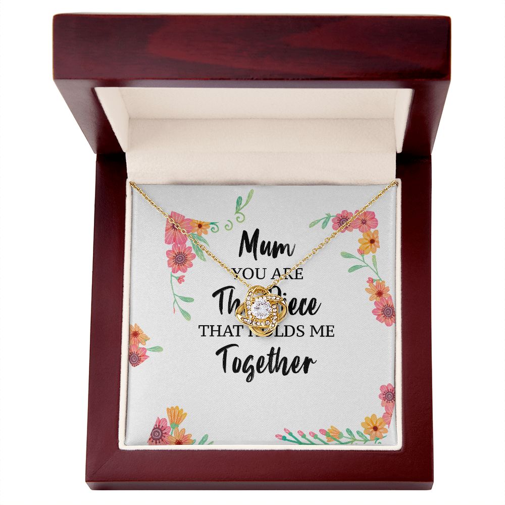 Mum You Are The Piece Infinity Knot Necklace-Express Your Love Gifts