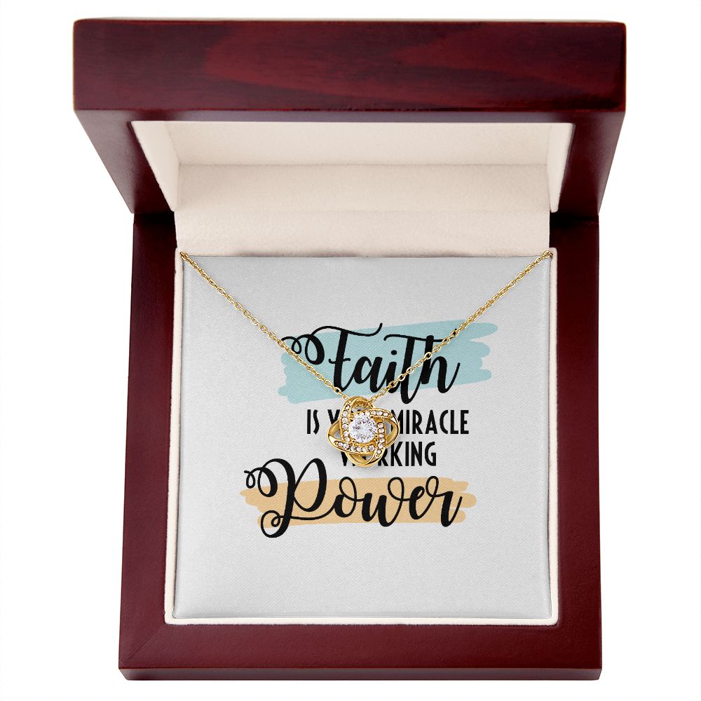 Faith Infinity Knot Necklace-Express Your Love Gifts