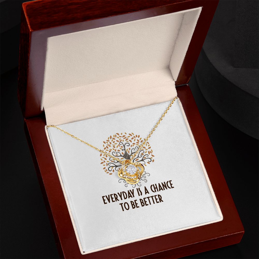 Everyday is a Chance Infinity Knot Necklace-Express Your Love Gifts
