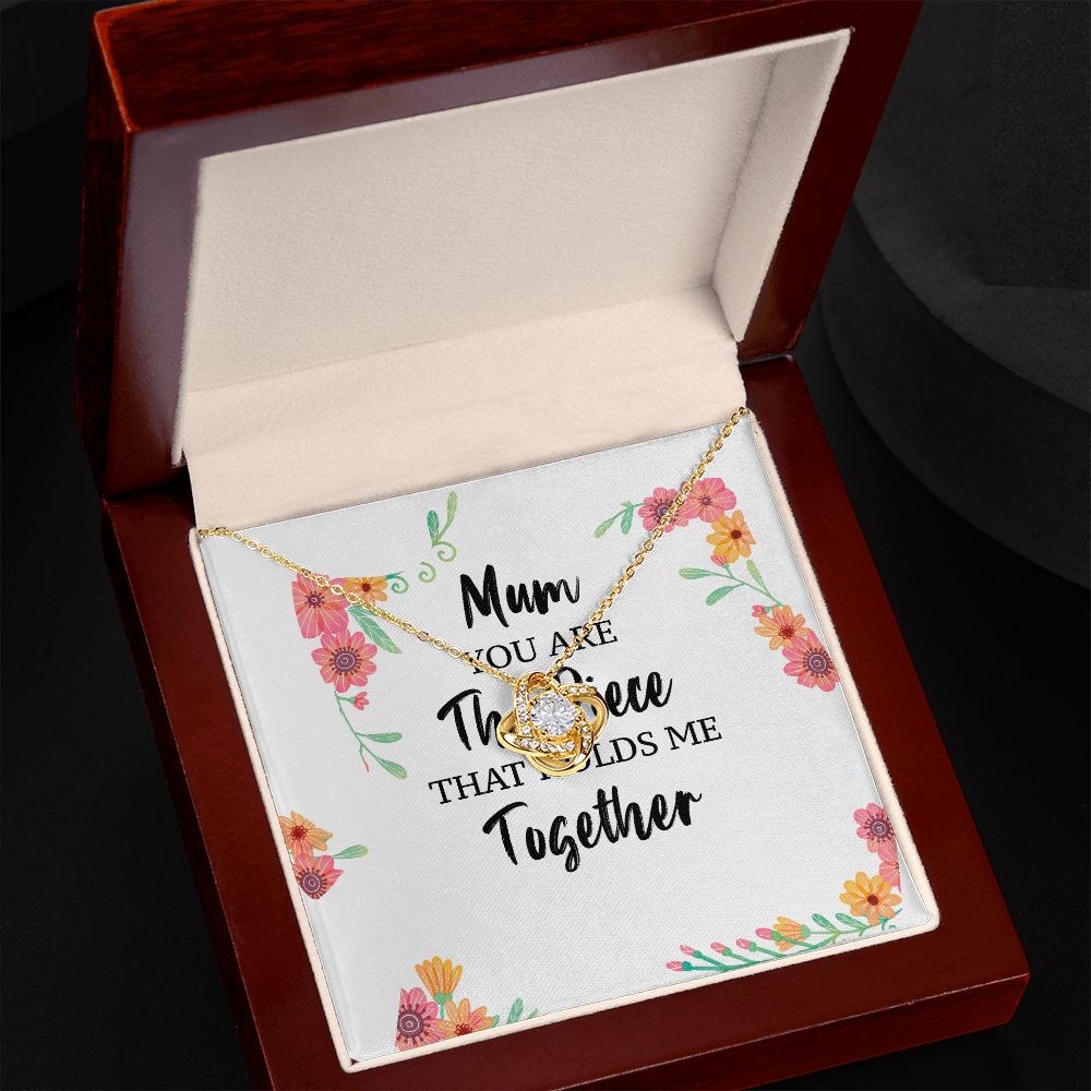 Mum You Are The Piece Infinity Knot Necklace-Express Your Love Gifts