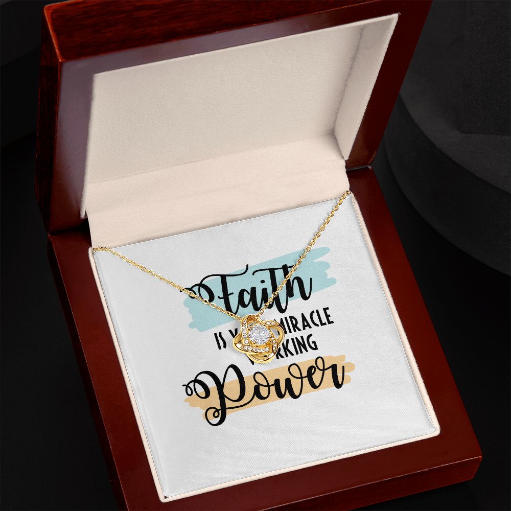 Faith Infinity Knot Necklace-Express Your Love Gifts