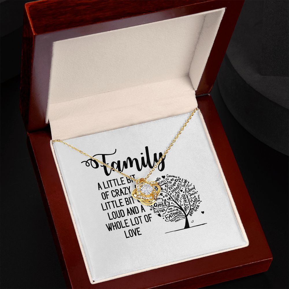 Family Infinity Knot Necklace-Express Your Love Gifts
