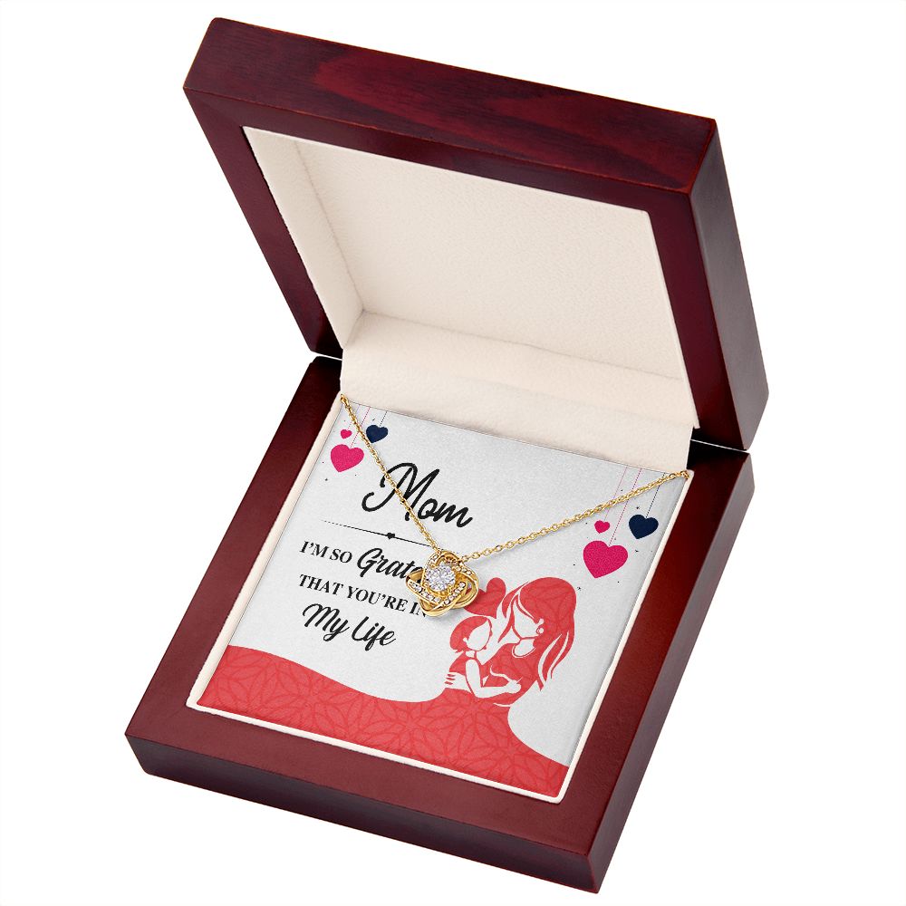Mom I'm So Grateful Infinity Knot Necklace-Express Your Love Gifts