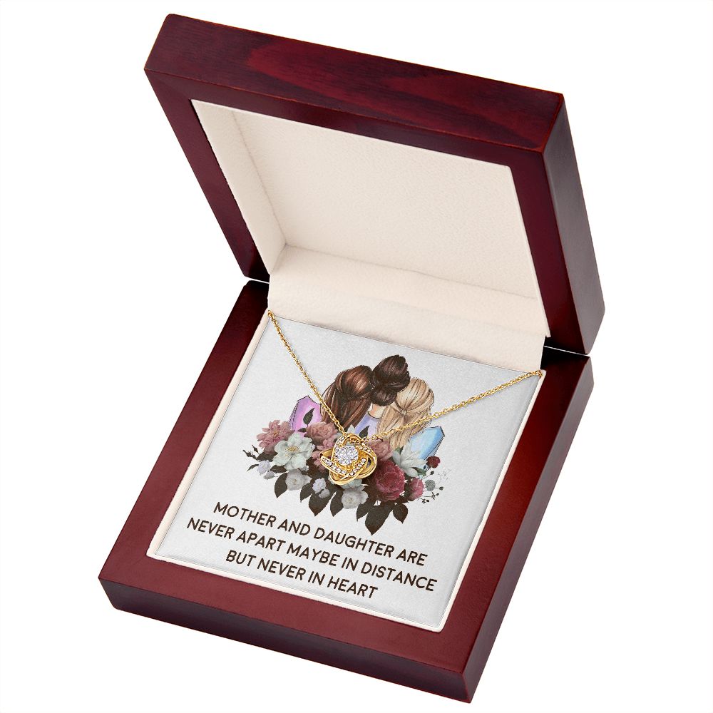 Mother and Daughter Never Apart Infinity Knot Necklace-Express Your Love Gifts