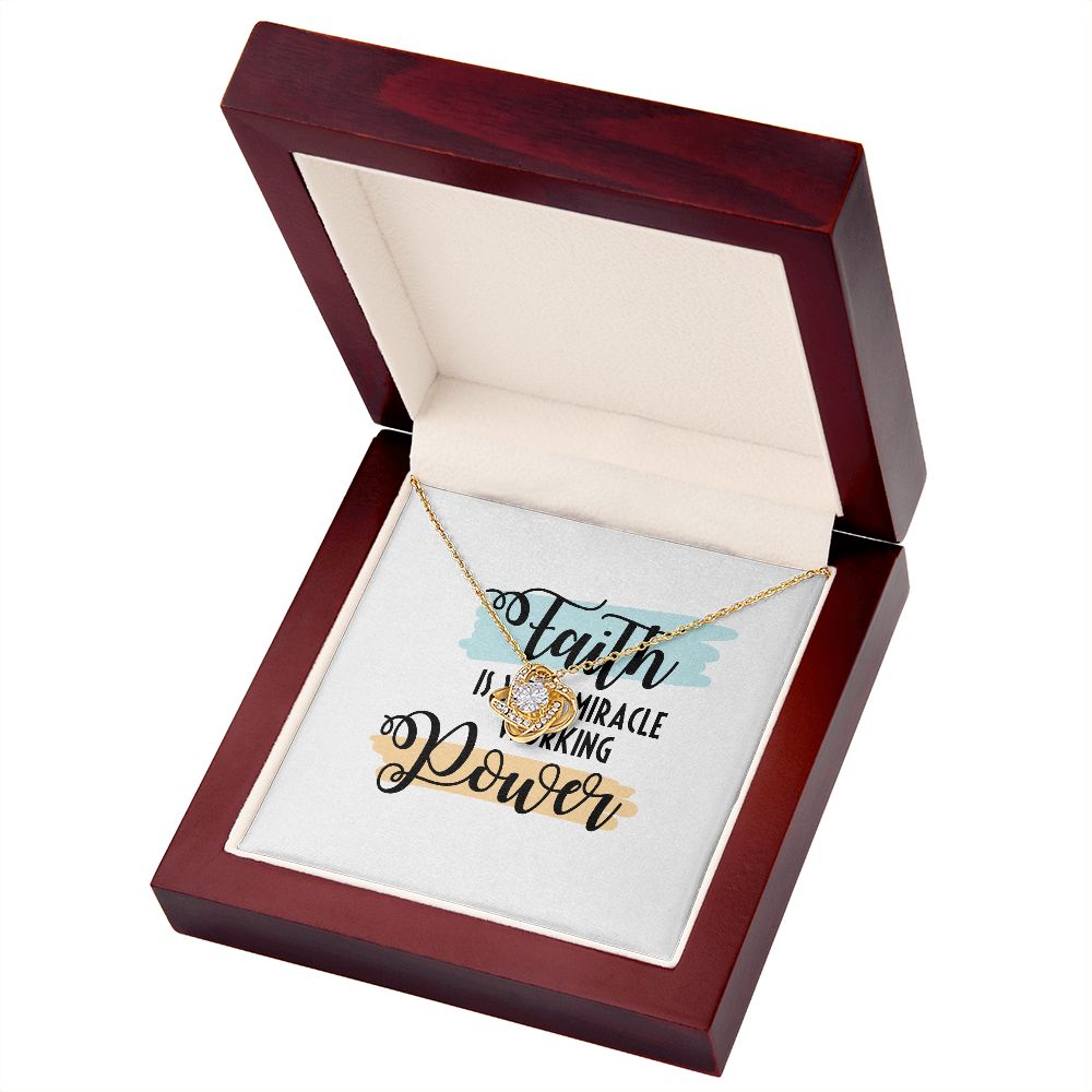 Faith Infinity Knot Necklace-Express Your Love Gifts