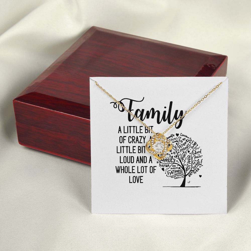 Family Infinity Knot Necklace-Express Your Love Gifts