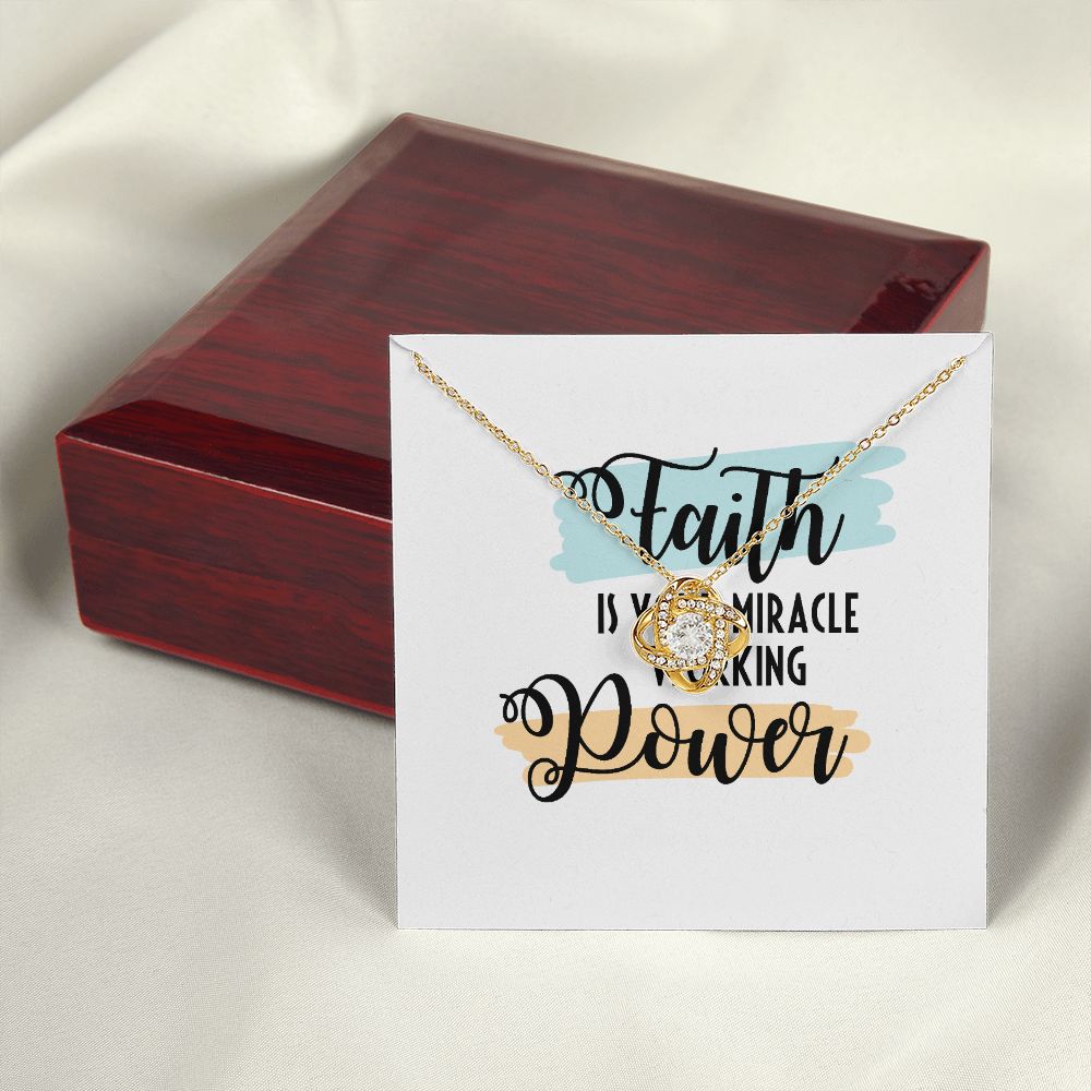 Faith Infinity Knot Necklace-Express Your Love Gifts