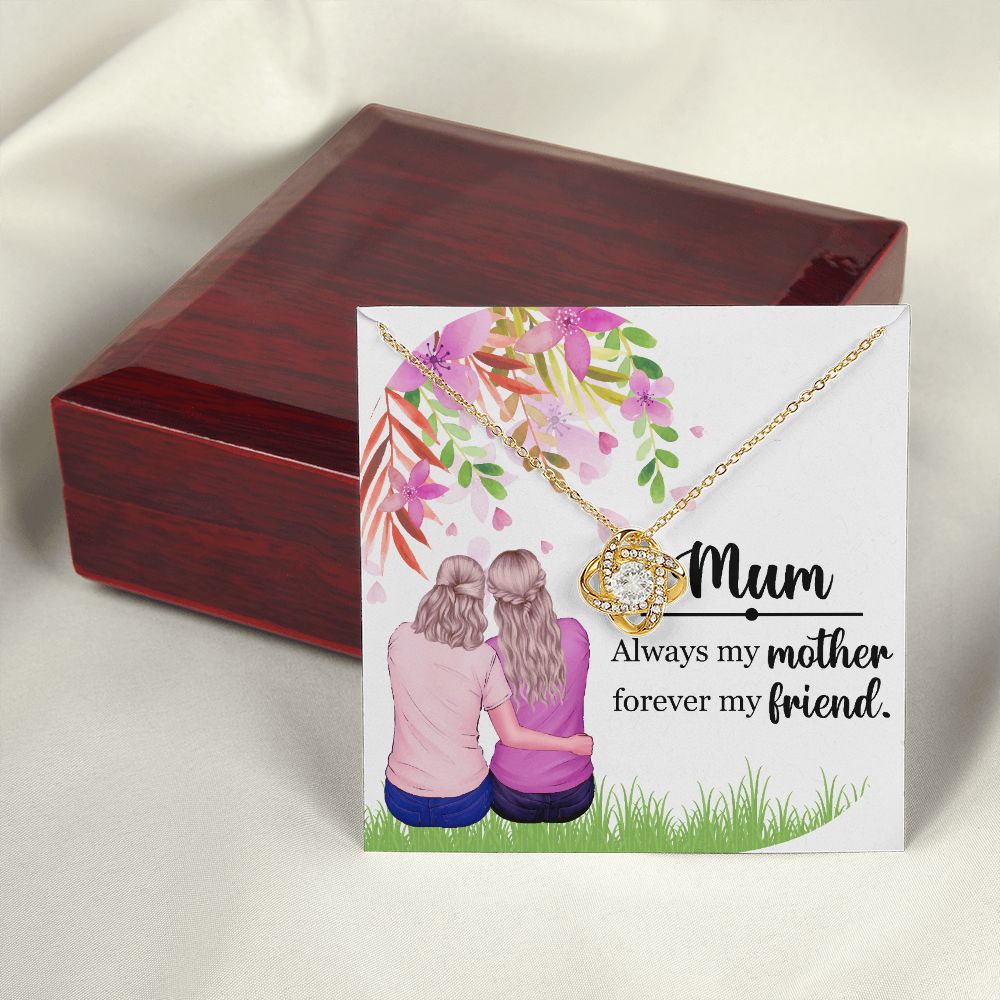 Mum Always my Mother Infinity Knot Necklace-Express Your Love Gifts