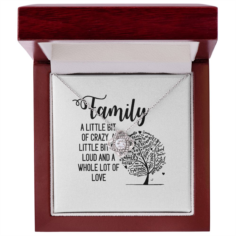 Family Infinity Knot Necklace-Express Your Love Gifts