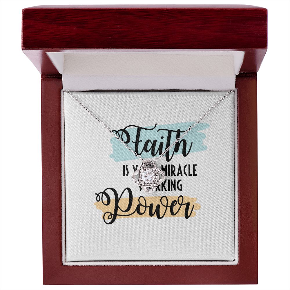 Faith Infinity Knot Necklace-Express Your Love Gifts