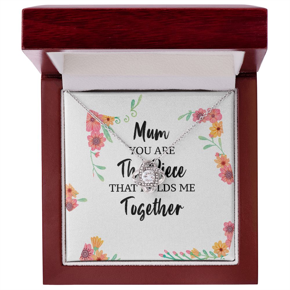 Mum You Are The Piece Infinity Knot Necklace-Express Your Love Gifts
