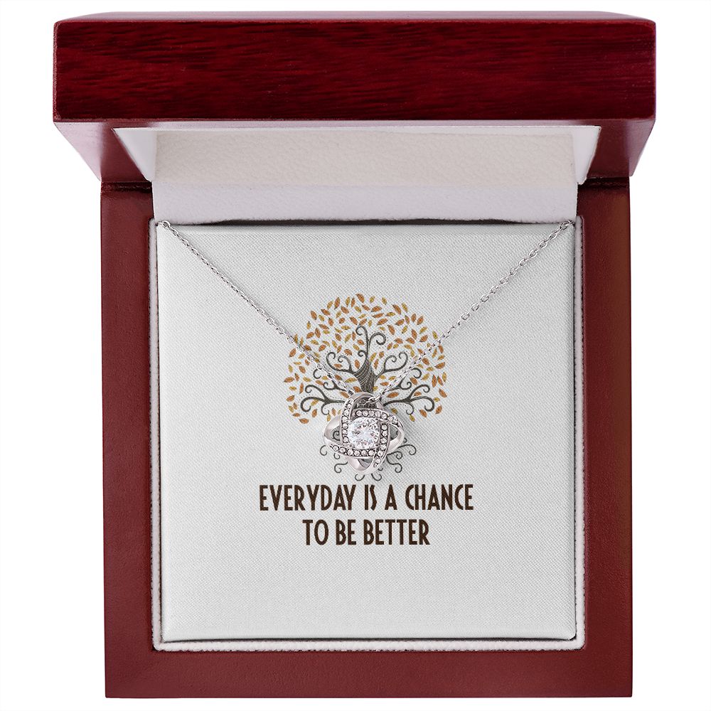 Everyday is a Chance Infinity Knot Necklace-Express Your Love Gifts