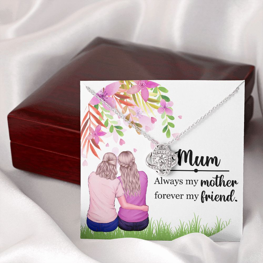 Mum Always my Mother Infinity Knot Necklace-Express Your Love Gifts