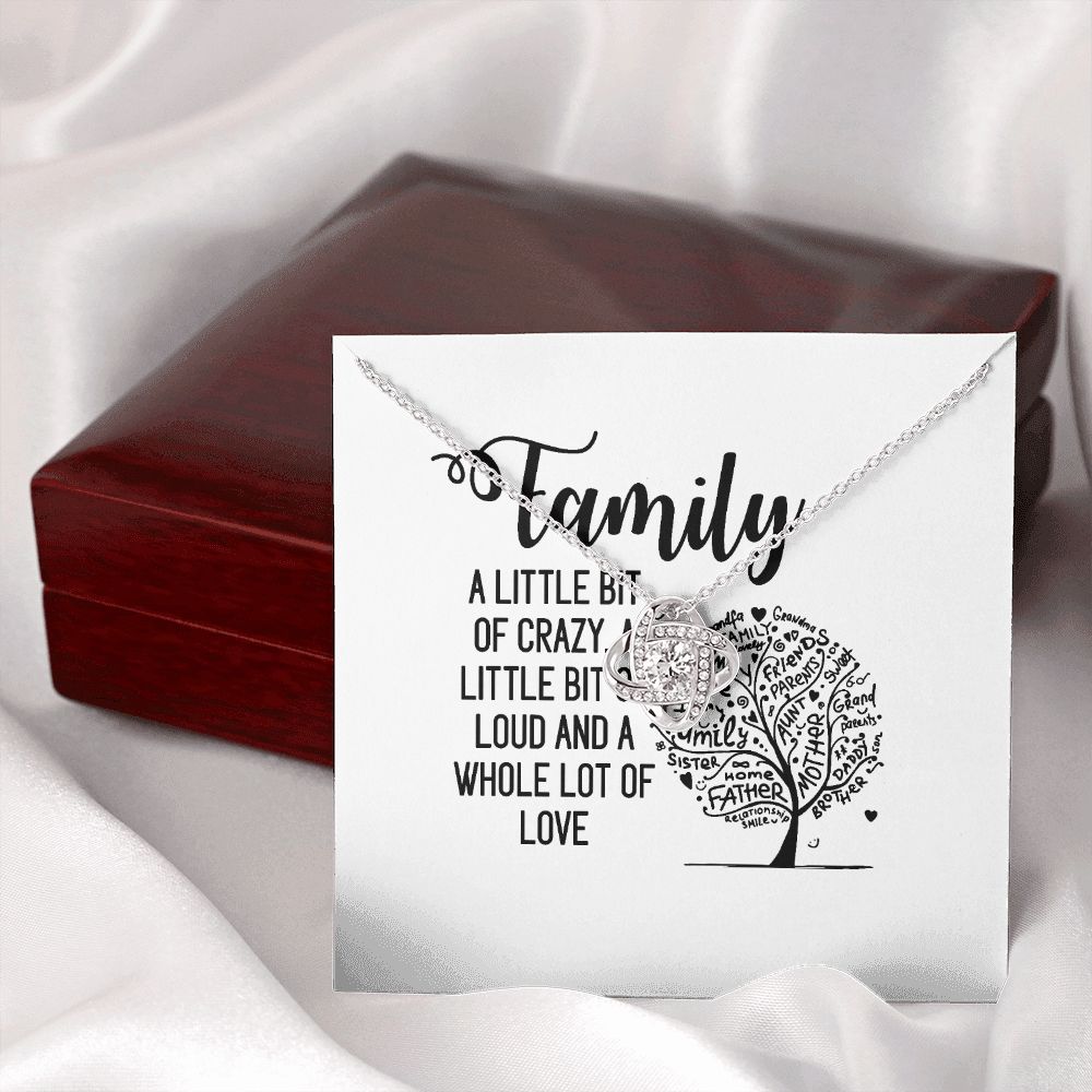 Family Infinity Knot Necklace-Express Your Love Gifts