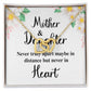 Mother and Daughter Never Truly Apart Inseparable Necklace-Express Your Love Gifts