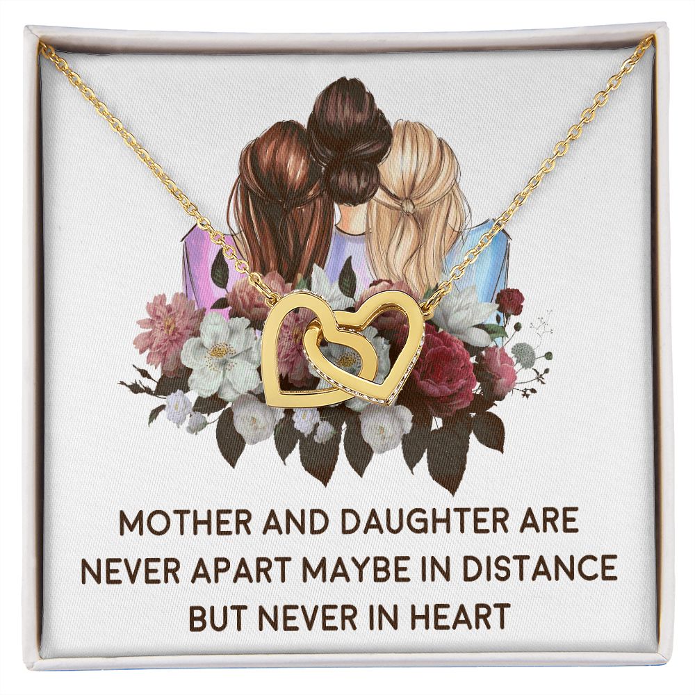Mother and Daughter Never Apart Inseparable Necklace-Express Your Love Gifts